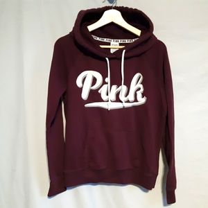 PINK | Burgundy Hoodie